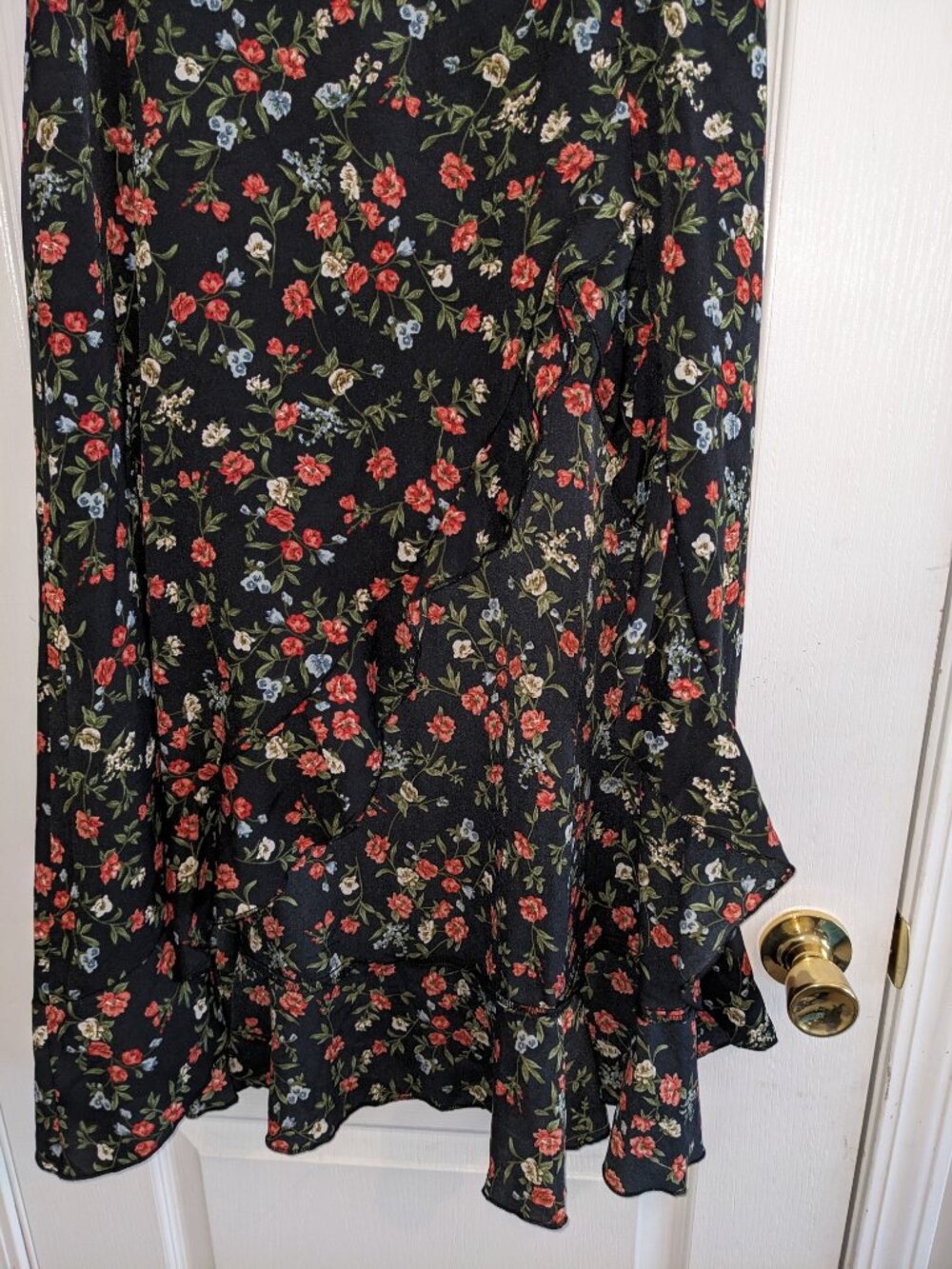 Shein Floral Maxi Skirt Sz M - Picture 4 of 8